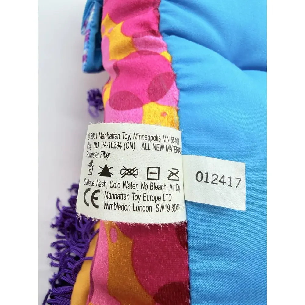Manhattan Toy Groovy Girls Plush Doll Bed Attached Blanket Multicolore
